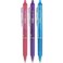 PILOT FriXion Clicker Erasable Refillable Retractable Gel Ink Pens Fine Point PinkPurpleTurquoise Inks 3Pack 31469