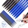 Piochoo Erasable Gel Pens5 Black5 Blue Gel Ink Pens 6 Extra Refills Retractable Erasable Pens Clicker 07mm Fine Point Pens Premium Comfort Grip for Drawing Writing Planning and School Supplies