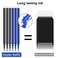 Piochoo Erasable Gel Pens5 Black5 Blue Gel Ink Pens 6 Extra Refills Retractable Erasable Pens Clicker 07mm Fine Point Pens Premium Comfort Grip for Drawing Writing Planning and School Supplies