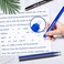 Piochoo Erasable Gel Pens5 Black5 Blue Gel Ink Pens 6 Extra Refills Retractable Erasable Pens Clicker 07mm Fine Point Pens Premium Comfort Grip for Drawing Writing Planning and School Supplies