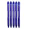 sencoo 5 pack Erasable Blue Gel Pens Retractable Erasable Blue Ink Rollerball Pens Students Stationery Office Pens School Prize Girl Gift Pens