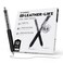 STAGEEK 05mm Gel Pens Fine Point Smooth Writing Pens 12PCS Black Ink Pens Retractable LeatherLike Black Gel Pens Business Gel Pen for Journaling Writing School Office Use Black