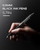 STAGEEK 05mm Gel Pens Fine Point Smooth Writing Pens 12PCS Black Ink Pens Retractable LeatherLike Black Gel Pens Business Gel Pen for Journaling Writing School Office Use Black