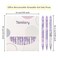 Temiary 12Pcs Cute Erasable Gel Pens Make Mistakes Disappear 05mm Fine Point Smooth Writing for Planner Puzzles Blue Ink No Smudge for School Office Supplies Purple