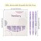 Temiary 12Pcs Cute Erasable Gel Pens Make Mistakes Disappear 05mm Fine Point Smooth Writing for Planner Puzzles Blue Ink No Smudge for School Office Supplies Purple