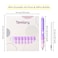 Temiary 18Pcs Aesthetic Retractable Erasable Gel Pens Make Mistakes Disappear 8 Pens 10 Refills Cartoon Smooth Writing Pen 05 mm Black Blue Ink Pen Office School Supplies Purple Theme