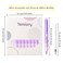 Temiary 18Pcs Aesthetic Retractable Erasable Gel Pens Make Mistakes Disappear 8 Pens 10 Refills Cartoon Smooth Writing Pen 05 mm Black Blue Ink Pen Office School Supplies Purple Theme