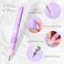 Temiary 18Pcs Aesthetic Retractable Erasable Gel Pens Make Mistakes Disappear 8 Pens 10 Refills Cartoon Smooth Writing Pen 05 mm Black Blue Ink Pen Office School Supplies Purple Theme