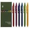 UIXJODO Gel Pens 6 Pcs Black Ink Pens for Women 05mm Fine Point Smooth Writing Pens HighEnd Series Retractable Pens for Journaling Note Taking 6 Pcs Gold Vintage