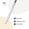 Uni-Ball uniball one Retractable Gel Pens Medium Point 07mm Blue Ink 12 Pack