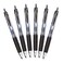 Uni-Ball UniBall Signo 207 Retractable Gel Pen 038mm UltraMicro Point Black Pack of 6
