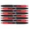 Uni-Ball UniBall Signo 307 Medium Point Retractable Rollerball Gel Pens Red 8 Count
