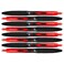 Uni-Ball UniBall Signo 307 Medium Point Retractable Rollerball Gel Pens Red 8 Count