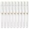 Uni-Ball UniBall Signo Broad Point Gel Impact Pen White Ink 3 pens per Pack japan import 3 pack DESIGN 1 9 in total