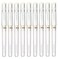 Uni-Ball UniBall Signo Broad Point Gel Impact Pen White Ink 3 pens per Pack japan import 3 pack DESIGN 1 9 in total