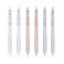 UPENOTE 6pcs Gel Pen set Black Ink Pens 018mm 028mm 038mm Ultra Fine point Smooth Writing Pens with Silicone Grip Retractable Cute Pens for Journaling NoteTaking sketching drawing stationery