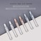 UPENOTE 6pcs Gel Pen set Black Ink Pens 018mm 028mm 038mm Ultra Fine point Smooth Writing Pens with Silicone Grip Retractable Cute Pens for Journaling NoteTaking sketching drawing stationery