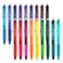 Vanstek 18 Colors Retractable Erasable Gel Pens Clicker Fine Point07 Make Mistakes Disappear Premium Comfort Grip for Drawing Writing Planner and Crossword Puzzles
