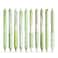 VideMundi 10 Count Pastel Gel Ink Pen SetCute Note Taking 05mm Fine Point Retractable 10 Count Black Ink Pens with for Writing Journaling School Office Green