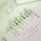 VideMundi 10 Count Pastel Gel Ink Pen SetCute Note Taking 05mm Fine Point Retractable 10 Count Black Ink Pens with for Writing Journaling School Office Green