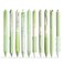 VideMundi 10 Count Pastel Gel Ink Pen SetCute Note Taking 05mm Fine Point Retractable 10 Count Black Ink Pens with for Writing Journaling School Office Green