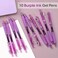 WRITECH Retractable Gel Ink Pens 07mm Medium Point RedInk Color Pen for Journaling Smooth Writing Fine Tip Quickdry Ink No Bleed Set 10ct