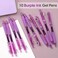 WRITECH Retractable Gel Ink Pens 07mm Medium Point RedInk Color Pen for Journaling Smooth Writing Fine Tip Quickdry Ink No Bleed Set 10ct