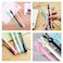 Yansanido Fluent Writting Pen 12 Pcs 05 mm Black Ink Rabbit Ear Shape Rolling Ball Cute Gel Ink Pen for Student and School Office Supplies Rabbit Ear