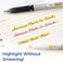 Zebra Pen Sarasa Mark ON Gel Pen 05mm Fine Point Retractable Black Ink SmearResistant Ink for Highlighting Expandable Clip Ideal for NoteTaking 12Pack 48410upc