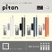 Zebra Pen Zebra PJJ115OR Gel Ballpoint Pen Pitan 05mm with Note Holder Orange