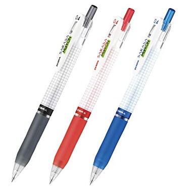 Sarasa Clip Zebra Sarasa Mark on Gel Ink 05mm Ballpoint Pens Ink ColorBlackBlueRed