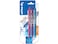 PILOT Pilot Frixion Clicker Retractable Erasable Rollerball 07 mm Tip VioletPinkTurquoise Pack of 3