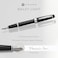 Cross Bailey Light Polished Black Resin Fine Nib Fountain Pen Professional Pen for Effortless Writing Journaling NoteTaking More Black Ink Easy Handling Includes Gift Box