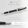 Cross Bailey Light Polished Black Resin Medium Nib Fountain Pen Professional Pen for Effortless Writing Journaling NoteTaking More Black Ink Easy Handling Includes Gift Box