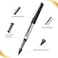 EYEYE Rollerball Pens Black 05mm 8 Pack Extra Fine Point Quick Dry Liquid Ink Pens Fine Point Smooth Writing Pen for Journaling Note Taking Office School Supplies