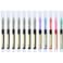 Frienda 12 Pieces Rolling Ball Pens 05 mm Japanese Quick Drying Fine Point Pens Liquid Ink Smooth Writing for Office Student Back to School SuppliesClassic Colors