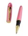 Gullor Jinhao X450 Rollerball pen Gold Trim Black Ink Pink