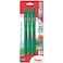 Pentel EnerGelX Retractable Liquid Gel Pen 07mm Medium Line Metal Tip Green Ink Pack of 3 BL107BP3D