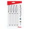 Pentel Floatune Rollerball Pens 08mm Medium Line Black Ink Pack of 4 BY108BP4A