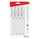 Pentel Floatune Rollerball Pens 08mm Medium Line Black Ink Pack of 4 BY108BP4A