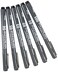 PETER PAUPER PRESS Studio Series MicroLine Pigment Ink Pen Set Set of 6