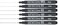PETER PAUPER PRESS Studio Series MicroLine Pigment Ink Pen Set Set of 6