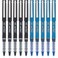 PILOT Precise V5 Rolling Ball Pen Extra Fine Point 05mm 5 Black and 5 Blue Liquid Ink Rollerball Pens pack of 10