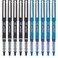 PILOT Precise V5 Rolling Ball Pen Extra Fine Point 05mm 5 Black and 5 Blue Liquid Ink Rollerball Pens pack of 10