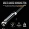 Scriveiner Black Green Rollerball Pen Stunning Luxury Pen Chrome Finish Schmidt Ink Refill Best Roller Ball Pen Gift Set for Men Women Professional Executive Office
