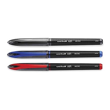 Uni-Ball uniball Air Porous Point Pens Micro Point 05mm Assorted 3 count
