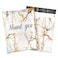 hatisan 100 Pack Poly Mailers 10x13 Cute Packaging Envelope Mailers Polymailers Packaging for Small Business Shipping Bags for Clothing Boutique Supplies with Self Seal Strip Marble WhiteThank You