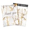 hatisan 100 Pack Poly Mailers 10x13 Cute Packaging Envelope Mailers Polymailers Packaging for Small Business Shipping Bags for Clothing Boutique Supplies with Self Seal Strip Marble WhiteThank You