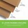 PACRON Biodegradable Compostable Honeycomb Padded Mailers 6x10250pk Recyclable Hex Coat Paper Shipping Envelopes with TamperResistant SelfSeal Durable Brown Mailing Envelopes Made in USA