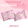 Pretty Package Store 6x9 Designer Poly Mailer 100 Pack Heavy Duty Waterproof Self Seal Shipping Bags for Small Business Large Mailing Envelopes Bulk Tear Resistant Cute Packaging Smiley Face